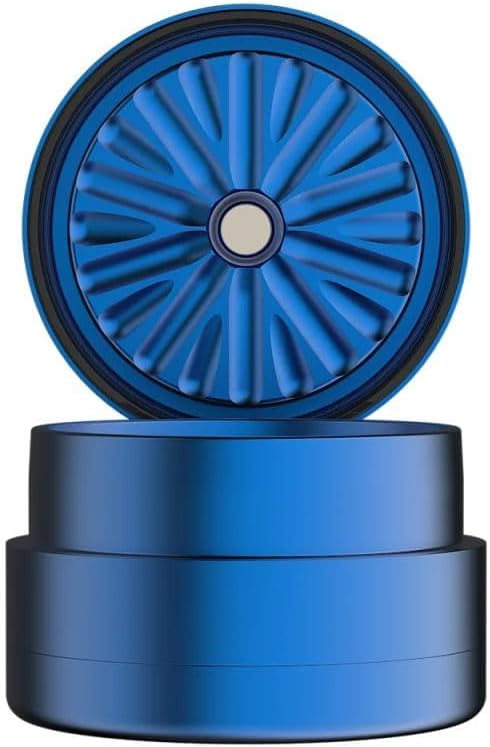 Flower Mill Next Gen 2.0" Grinder - Aircraft Grade Aluminium Compact Grinder (Blue)