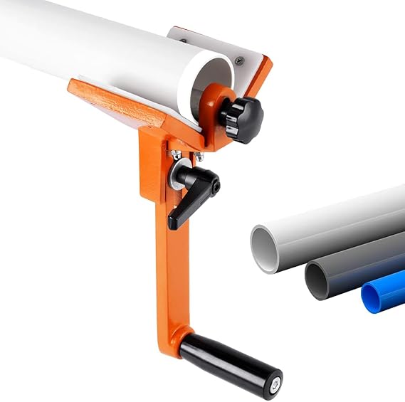 Plastic Pipe Chamfering Tool for PPR/PE/PVC Pipes, 1.5-6.3in (25-160mm) - Outer Chamfering Device for Round Tube Chamfering