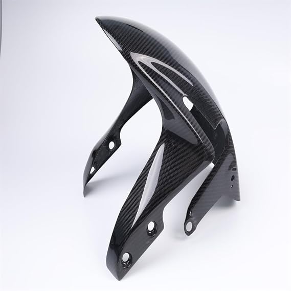 100% Real 3K Carbon Fiber Front Fender Fit for Honda 2007-2026 CBR600RR Glossy Twill Weave