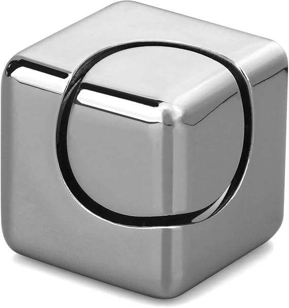 Infinity Fidget Cube, 2 in 1 Fidget Spinner Toy for Kids Adults, Metal Transformable Fidget Block, Office Desk Toy Gadget, Stress Relief Birthday Christmas Stocking Stuffer Gift for Boys Girls