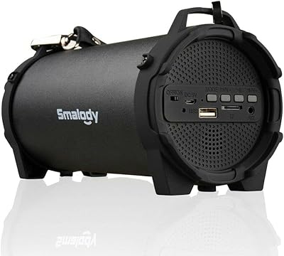 cjc Portable Wireless Bluetooth Speaker Super Bass Stereo Radio HiFi FM TF AUX USB Black