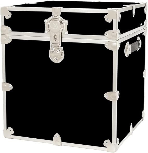 Rhino Classic Cube Trunk, College Dorm Footlocker & Home Storage End Table