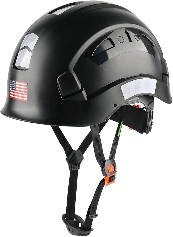 GREEN DEVIL Safety Helmet Hard Hat Vented Construction Work Hardhat for Men