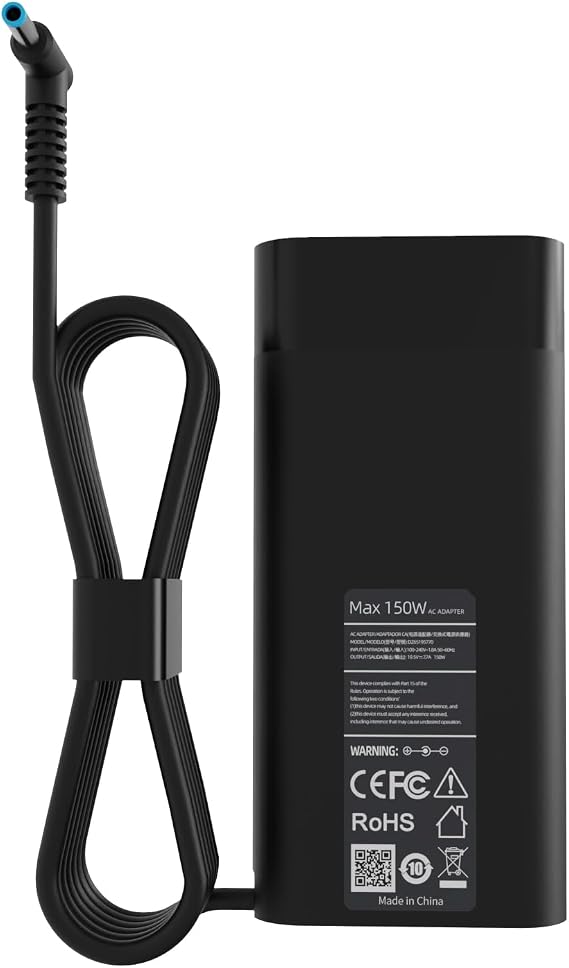 135W Laptop Charger for HP Spectre x360 Charger 15 16 15-df 15t-df100 16-f 16t-f10,Pavilion Gaming 15 17 15-ec0751ms,Omen 15 17,Envy 13 14 15 17 Laptop TPN-DA11 TPN-CA13 L15534 Power Supply Cord