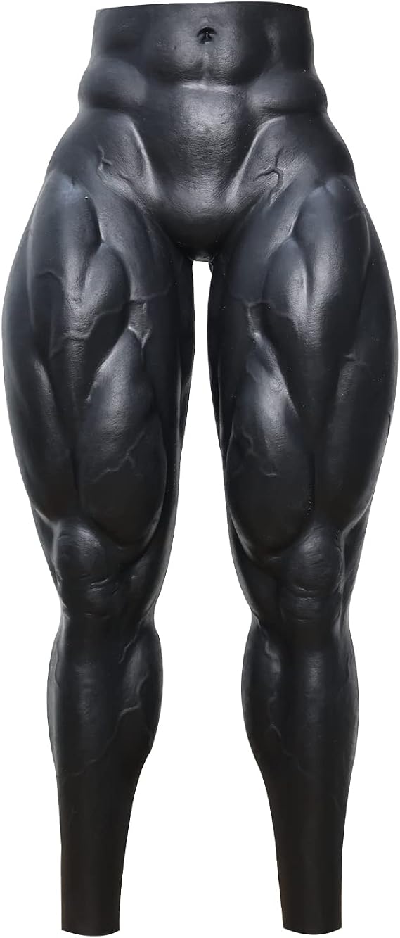 SMITIZEN Silicone Muscle Pants Male Legs Realistic Male Fake Muscle Costume For Cosplay Carnival Pride Parade Halloween