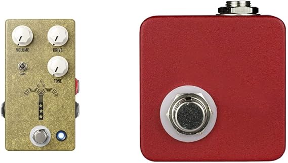 JHS Morning Glory V4 Overdrive Guitar Effects Pedal & JHS Red Remote Footswitch