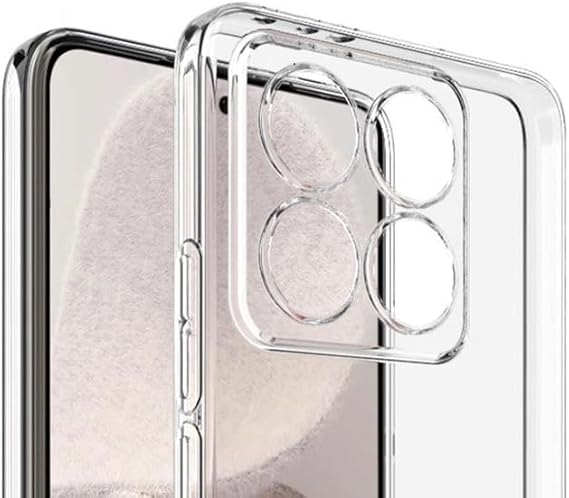 Coverzone Xiaomi 14T Pro ile uyumlu Kılıf Süper Esnek Yapılı Kamera Korumalı Toz ve Kirden Koruyan Silikon Xiaomi 14T Pro ile uyumlu Süper Şeffaf Kapak