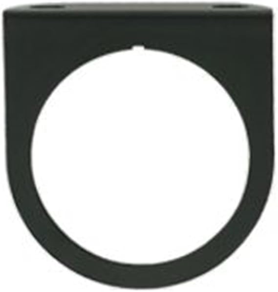 Equus 9921 2" Single Gauge Mounting Panel, Black