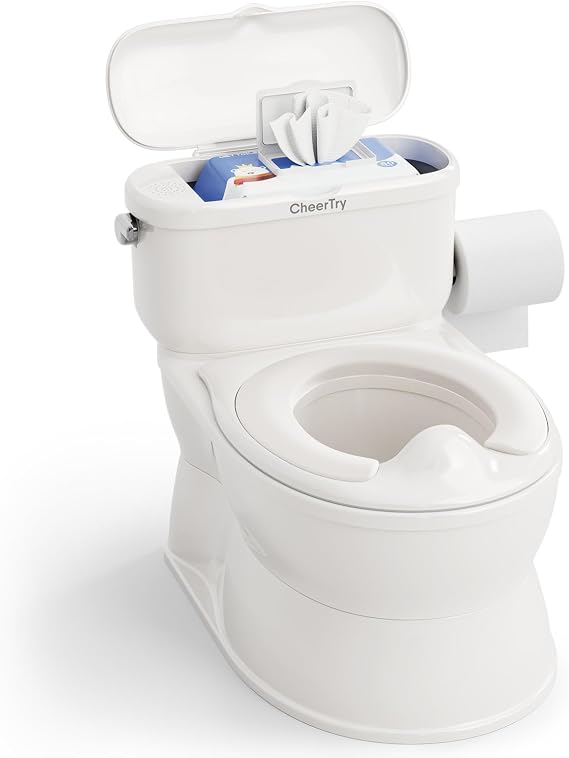 CheerTry 2-in-1 Toddler Potty Training Toilet with Detachable Training Seat