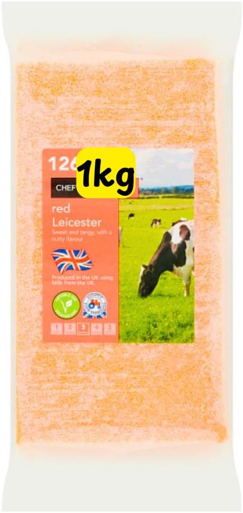 Red Leicester Cheese 1KG Block – British