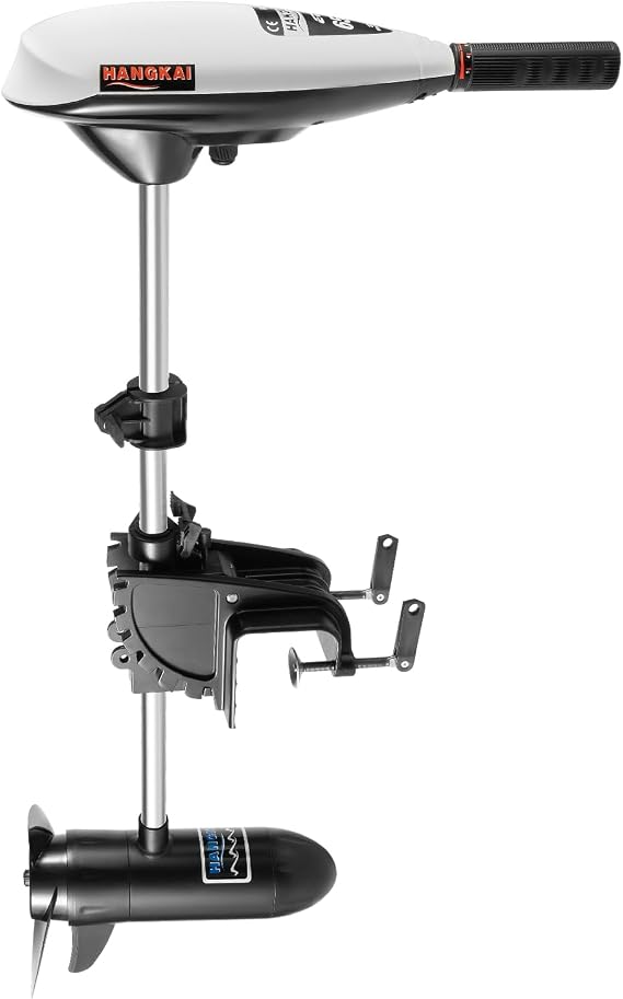 12V Outboard Motor, 660W 65lbs Electric Outboard Motor, 6.56-13.12 Feet Fishing Boat Engine Marine Yacht Electric Trolling Motor Engine for Canoe Inflatable Boat, Fishing Boat