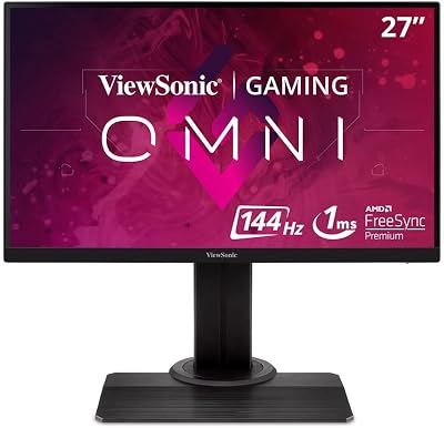 ViewSonic XG2705-2K 27 Inch 1440p 1ms 144Hz IPS Gaming Monitor with FreeSync Premium, Eye Care, Advanced Ergonomics, HDMI and DP for Esports