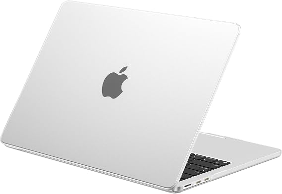 BlueSwan for MacBook Air 13 inch Case M5 M4 M3 M2 Chip, Frost Clear | Compatible with Mac Air 13.6" 2026 2025-2023, A3449 A3240 A3113 A2681, Scratch & Fingerprint Proof Plastic Hard Shell