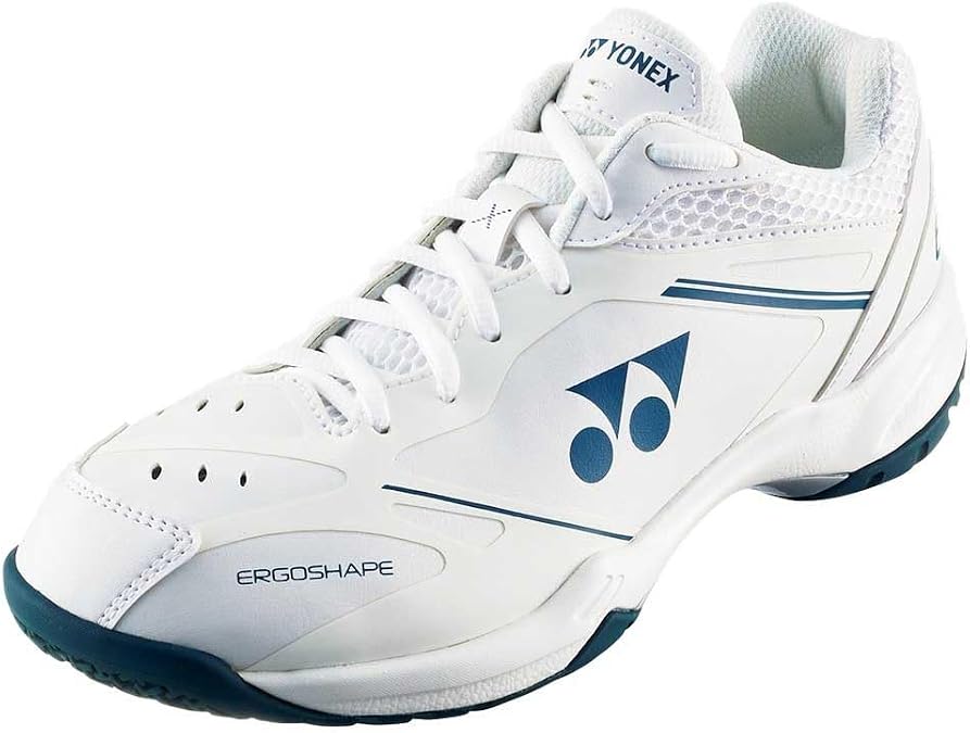YONEX Power Cushion 65 X4 Men's Badminton Shoes - Power Cushion Cushioning and Radial Blade Sole for Optimal Performance, White, 9 UK