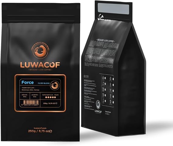 Luwacof Force Filter Blend Kahve (Öğütülmüş Filtre Kahve) 250 Gr