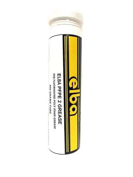 ELBA | PerFluorinated Polyether/PTFE | Pure PFPE/PTFE Grease | Compare to: Kluber BARRIERTA L55/2 | Krytox by Chemours Krytox GPL206 | 800 Gram Tube