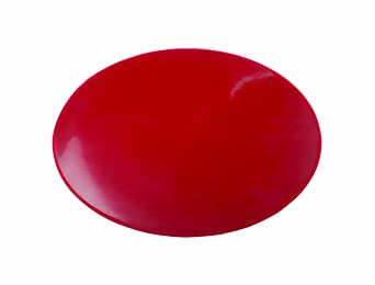 Dycem 50-1597R Non-Slip Mat, Red Pad, 8-1/2" Diameter x 1/8"
