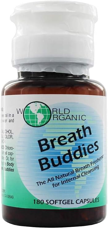World Organics Breath Buddies, 180 Sftgls