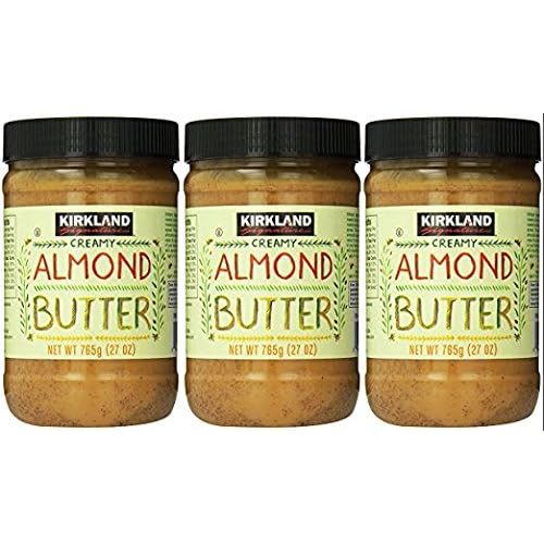 Kirkland Signature  3 PACK  Creamy Almond Butter 27oz Each