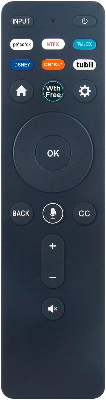 Voice Remote XRT260 V2 Replacement for Vizio 4K HDR Smart TV | Fit for Vizio V-Series and M-Series TV V655-J04 V655-J09 V705-J03 V755-J04 V435-J01 V505-J01 V505-J09 V555-J01(Version 2)