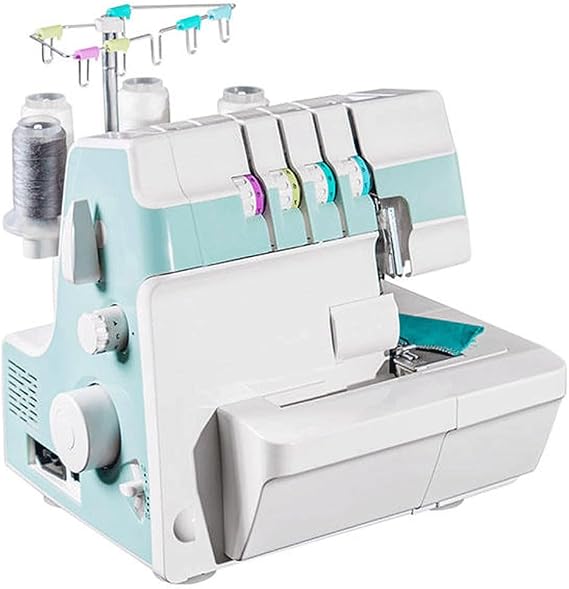 Heavy-Duty Coverstitch Serger, Overlock Sewing Machine with 2-3-4 Stitch Capability, Adjustable Gauge, Trim Trap & Snap-on Presser Feet for Beginners & Professionals