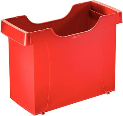 Leitz Uni-Box Plus 19080025 Suspension File Box for A4 Suspension Files Polystyrene Red