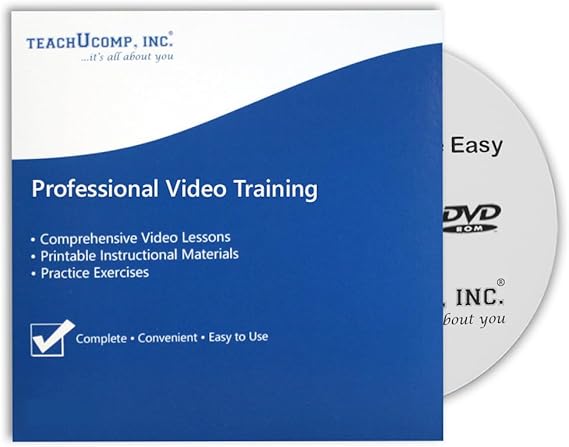 TEACHUCOMP Video Training Tutorial for Adobe Acrobat Pro DC DVD-ROM Course and PDF Manual