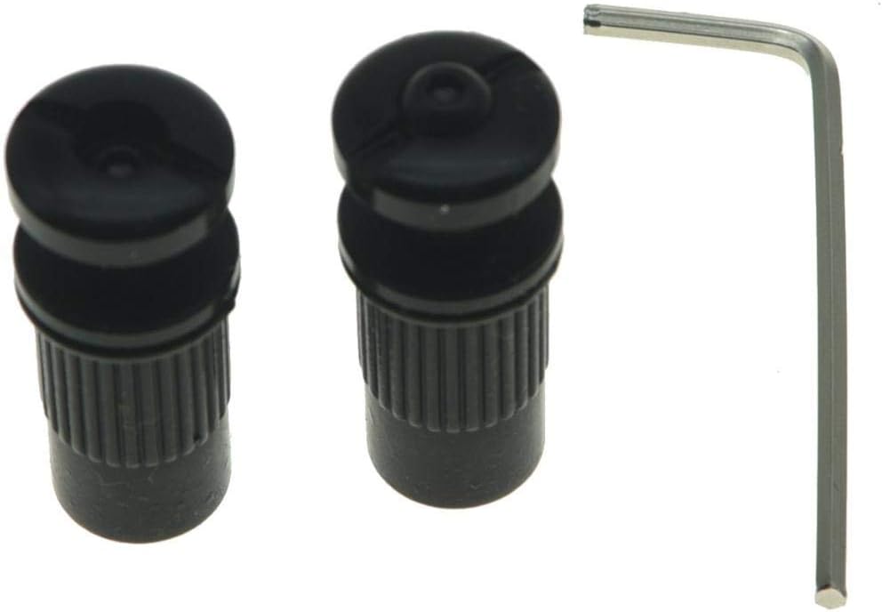 KAISH Guitar Locking Tailpiece Mounting Studs Locking Stop Bar Posts Wraparound Bridge Locking Posts Black