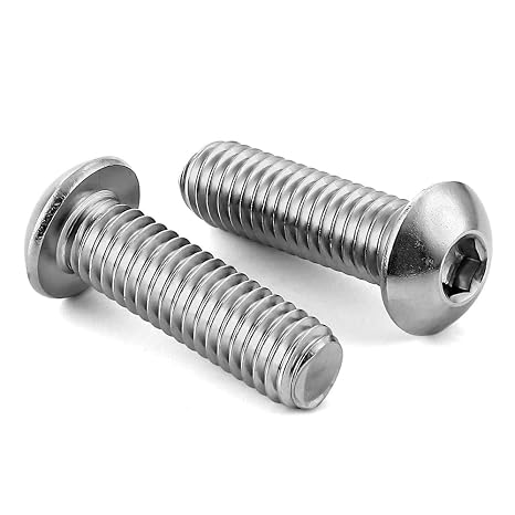 M8-1.25 x 25mm Button Head Socket Cap Screws, 25 PCS