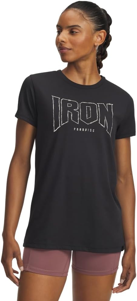 Under Armour Women's Project Rock Payoff Graphic 3 Short Sleeve T Shirt