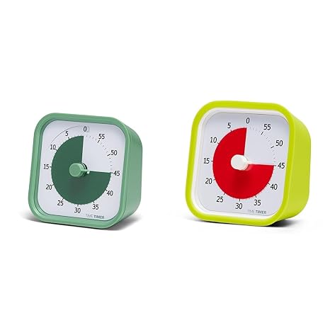 TIME TIMER Home MOD Visual Timer (60 Minute) + TIME TIMER MOD Education Edition Visual Timer (60 Minute)