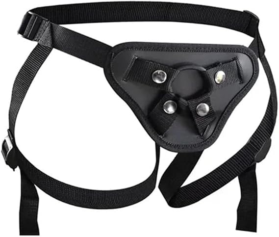 Adjustable Harness Pants Strapless Belts Underpants for Men Women Couples Unisex Briefs Black, Large