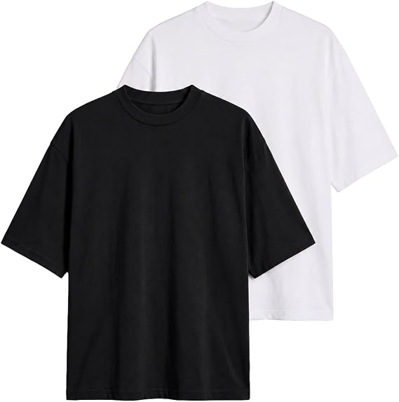 Anthony Jackson 2’li Kutu Premium Erkek Oversize Tişört Alessandro