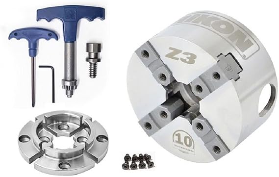 Rikon Z3 Lathe Chuck & Jaw Kit Without Insert