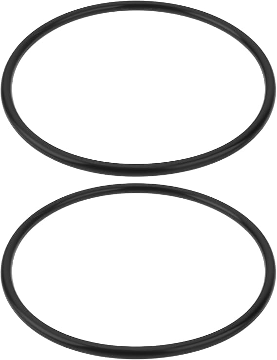 2Pcs Strainer Cover Rubber O-Ring Replacement Compatible with Hayward TriStar Compatible with EcoStar SPX3200S Pool Pump Black