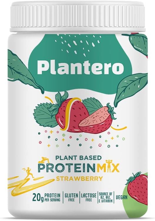 PLANTERO Çilekli Protein Isolate Blend ™ Supergreens Mix Vitamins 416 gr 13 Servis