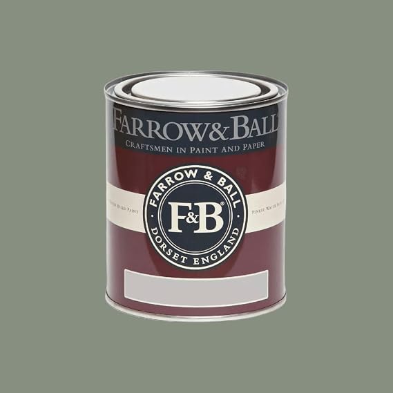 FARROW & BALL FLAT EGGSHELL 79 CARD ROOM GREEN 750ML