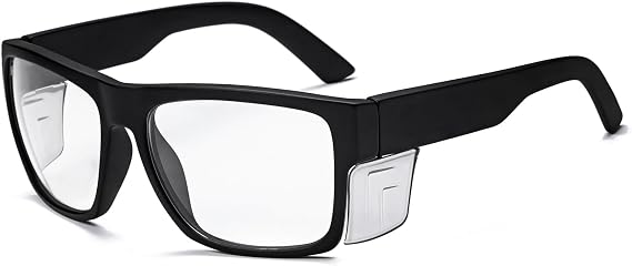 TransitionSafetyGlaseswith ANSI Z87+ImpactApproved Wraparound&Anti Bluelight UV400
