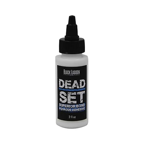 DeadSet Adhesive 2 oz - Superior Bond Skin Adhesive for Prosthetics and FX Makeup