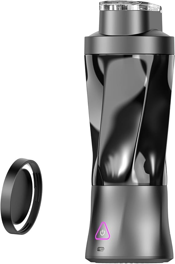 Personal Blender,360 Watt Portable Blender for Smoothies,Milkshakes and Baby food,6000mAh USB Rechargeable,BPA Free 24 oz Portable Juicer with 6 Blades and Lid,Suitable for Outdoor Sports,Travel