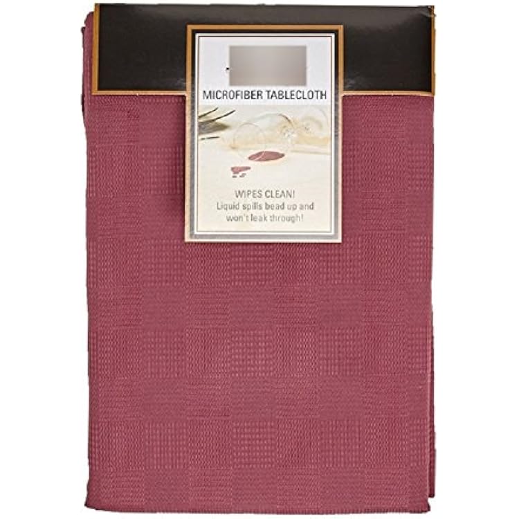 Arlee Tillary Microfiber Tablecloth Ruby- 60X84 Oblong