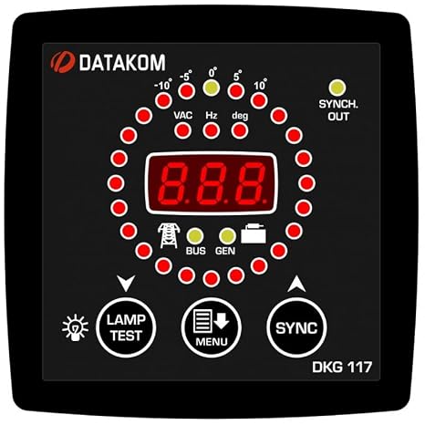 DKG-117, 96x96mm Synchroscope & Check Synch Relay Controller