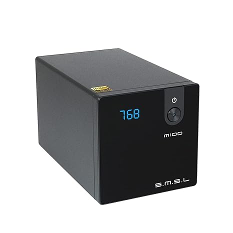 SMSL M100 USB DAC AK4452 DSD512 32Bit768kHz Coaxial Optical OTG Input AUX Power Hifi Audio Decoder Black