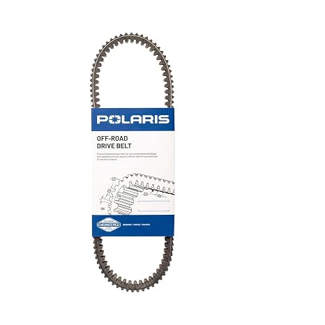 Polaris Drive Belt for EBS Clutch, Fits Sportsman 570, 800 EFI, 450 HO, RZR 800, 800 EPS, Ranger 500, Crew 500, Big Boss 800 6x6 Models and More, Runs Cooler, Genuine OEM - Part 3211113