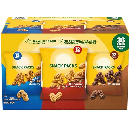 BelVitas Bites Breakfast Biscuits, Variety Pack, 1 Ounce, 36 Pack
