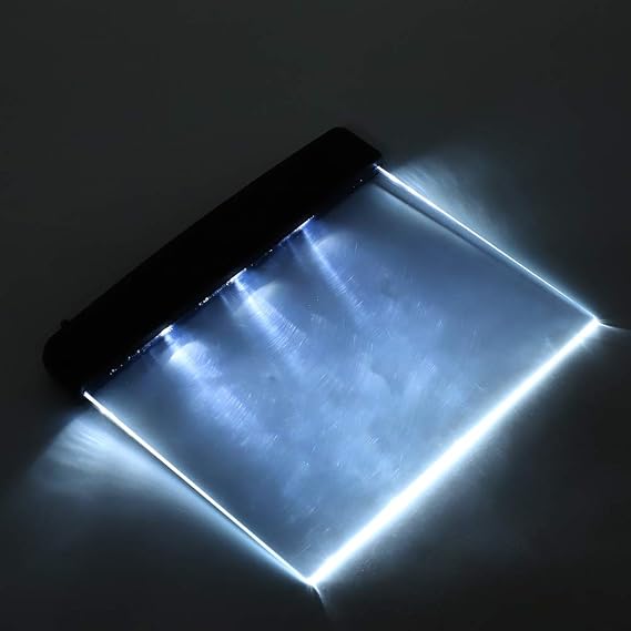 Tyenaza Flat Page Book Light, LED Reading Bookmark Lights for Night Reading, Reading Lamp Book Lightwedge for Reading in Bed, Car