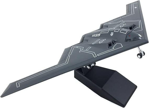 DAGIJIRD Simulation Alloy Aircraft Model 1:200 Alloy USAF B-2 Stealth and Strategic Spirit Bomber Model