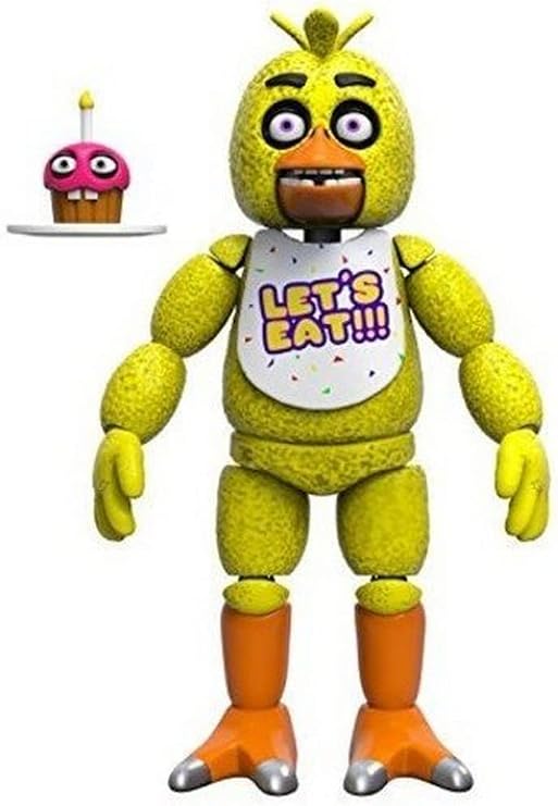 Funko Five Nights at Freddy's Articulated Chica Action Figure, 5",Yellow