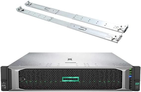 HPE ProLiant DL380 Gen10 2U Rack Server Bundle with Dual Xeon 6148 2.40 GHz, 256GB DDR4 Memory, 30.72TB Enterprise SSD Storage, RAID, Dual Power, iLO, Rail Kit