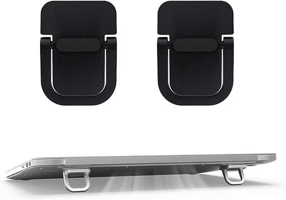 Bilgisayar Klavye Yükseltici, Mini Katlanabilir Dizüstü Bilgisayar Standı, Mac Book, Dell, HP ve Diğer 10-17 İnç Dizüstü Bilgisayarlarla Uyumlu Taşınabilir Dizüstü Bilgisayar Standı, 2 adet